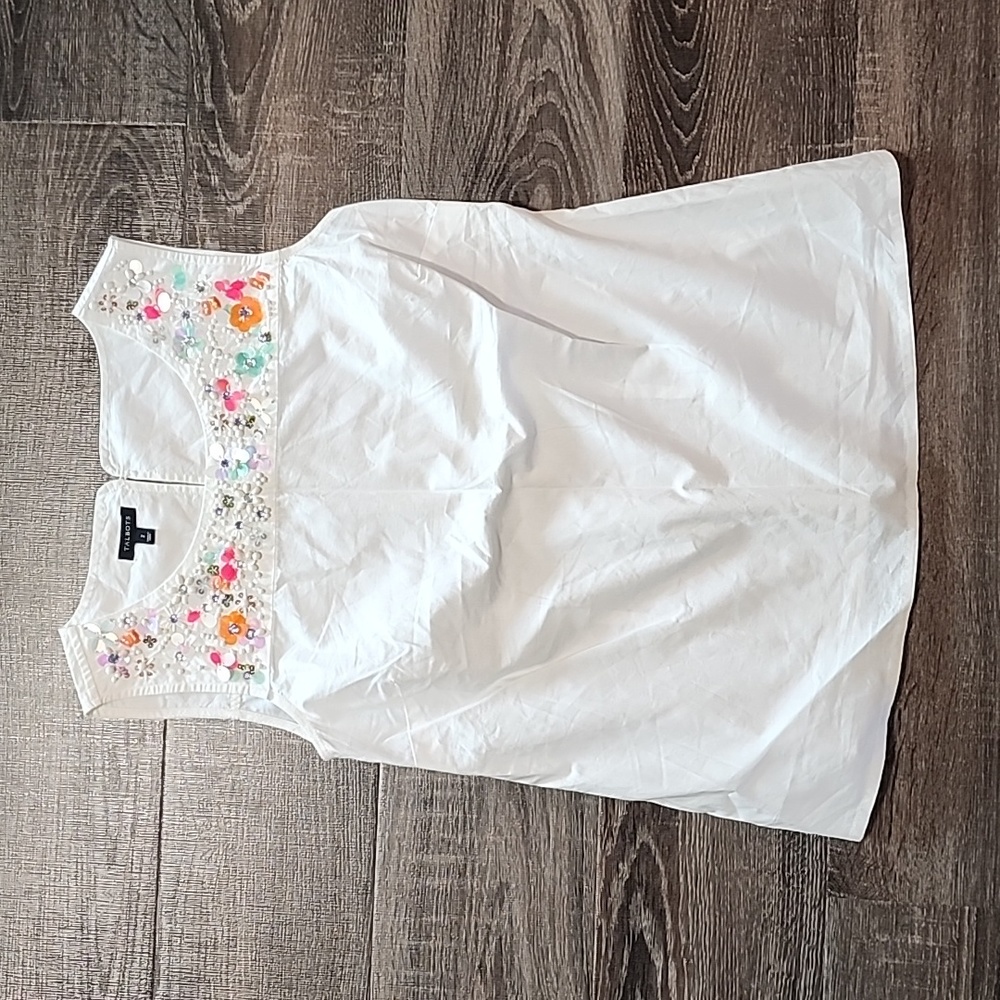 ⛅️ Talbots beaded Shell ⛅️